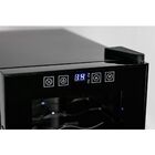 Adega climatizada Gallant Milano 25l 8 Garrafas Preta 220v