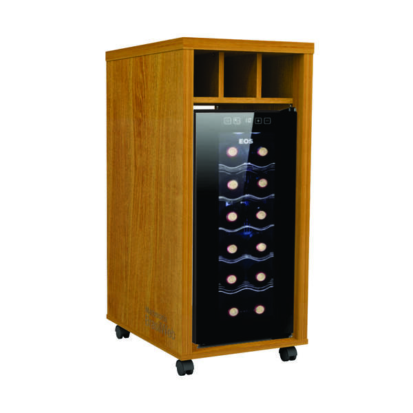 Adegueira Bancada Balcão Embutir Adega Vinhos Com Rodízios FR