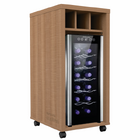 Adegueira Bancada Balcão Embutir Adega Vinhos Com Rodízios No