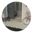 Adesivo  Piso Ladrilho Girassol Lavável Antiderrapante