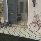 Adesivo  Piso Ladrilho Girassol Lavável Antiderrapante