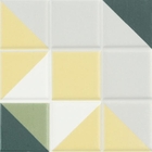 Adesivo  Piso Ladrilho Girassol Lavável Antiderrapante