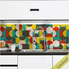 Adesivo Azulejo Bauhaus - Cozinha Banheiro 16 Unidades