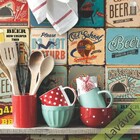 Adesivo Azulejo Churras - Cozinha Banheiro 16 Unidades