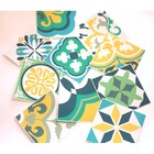 Adesivo Azulejo Livorno - Cozinha Banheiro 16 Unidades