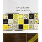 Adesivo Azulejo Lousa Mel - Cozinha Banheiro 16 Unidades