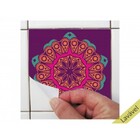 Adesivo Azulejo Mandala Psicodélica - Cozinha Banheiro 16 Uni