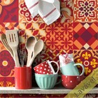 Adesivo Azulejo Pomelo - Cozinha Banheiro 16 Unidades