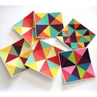 Adesivo Azulejo Tangran - Cozinha Banheiro 16 Unidades