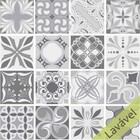 Adesivo Azulejo Tons De Cinza - Cozinha Banheiro 16 Unidades