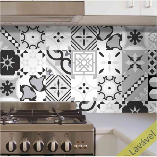 Adesivo Azulejo Ushuaia - Cozinha Banheiro 16 Unidades