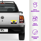 Adesivo Bandeira Brasil Não Binário 20 Unidades 16x10 Carro