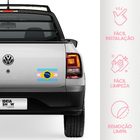 Adesivo Bandeira Brasil Transsexual 20 Unidades 16x10 Carro
