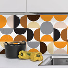 Adesivo de Azulejo 10x10 para Cozinha - Círculos
