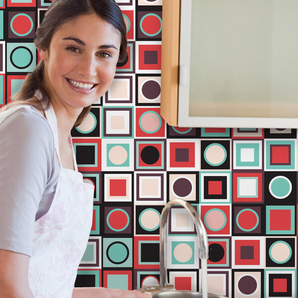 Adesivo de Azulejo 20x20 para Cozinha - Alegria 24un