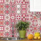 Adesivo de Azulejo 20x20 para Cozinha Vila Rosa 24un