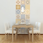 Adesivo de Azulejo Amarelo Canário 15x15 cm com 36un