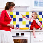 Adesivo de Azulejo Azul Dia de Sol 10x10 cm com 100un