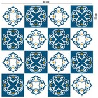 Adesivo De Azulejo Azul Nicole