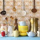 Adesivo de Azulejo Bege Realeza 20x20 cm com 24un