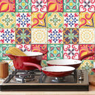 Adesivo de Azulejo Carmesim 15x15 cm com 18un