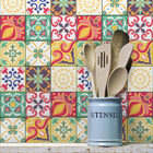 Adesivo de Azulejo Carmesim 15x15 cm com 18un