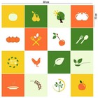 Adesivo De Azulejo Colorido Cozinha