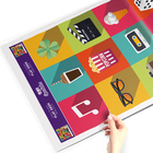 Adesivo de Azulejo Cozinha Flat Geek 20x20cm 24un