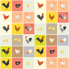 Adesivo de Azulejo Cozinha Galinhas 15x15cm 18un