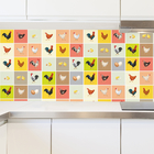 Adesivo de Azulejo Cozinha Galinhas 20x20cm 24un