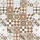 Adesivo de Azulejo Cozinha Geometrico 15x15cm 18un