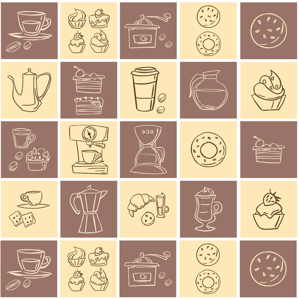 Adesivo de Azulejo Cozinha Hora do Café 15x15cm com 18un