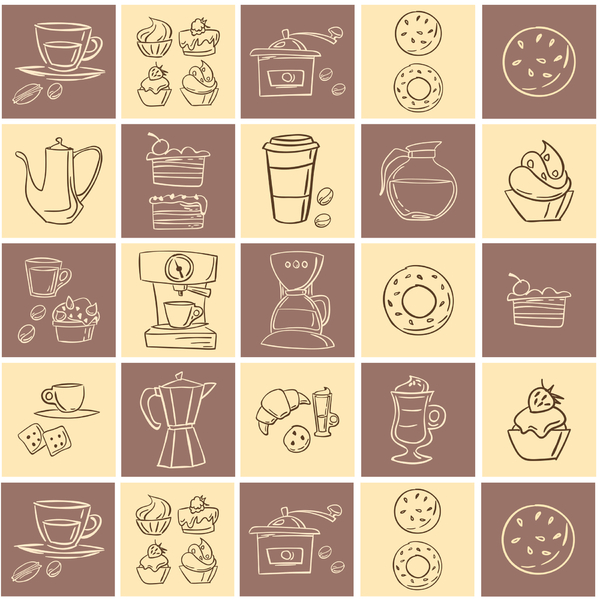 Adesivo de Azulejo Cozinha Hora do Café 15x15cm com 36un