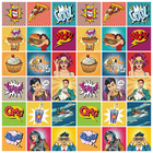 Adesivo de Azulejo Cozinha Pop Art Food 20x20cm 12un