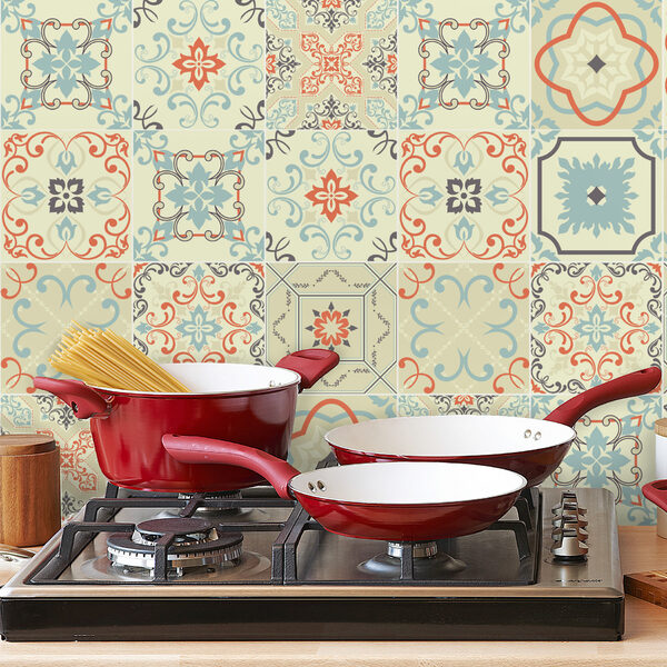 Adesivo de Azulejo Fátima 15x15 cm com 18un