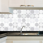 Adesivo De Azulejo - Fichas - 15cm X 15cm - 24un - 090azpe