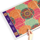 Adesivo de Azulejo Floral Boho para Cozinha 20x20 - 24un