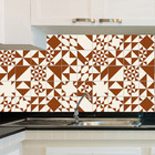 Adesivo De Azulejo - Geométrico - 20cm X 20cm - 24un - 019azme