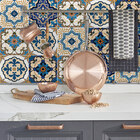 Adesivo de Azulejo Hidráulico Braga 20x20 cm com 24un