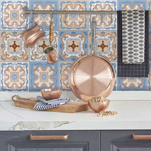 Adesivo de Azulejo Hidráulico Santa Isabel - 20x20 cm 24un