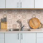 Adesivo de Azulejo Hidráulico Vanilla 10x10 cm com 100un