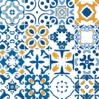 Adesivo De Azulejo - Ladrilho Hidráulico - 15cm X 15cm - 16un