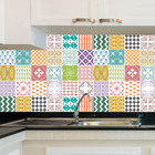 Adesivo De Azulejo - Ladrilho Hidráulico - 15cm X 15cm - 24un