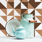 Adesivo de Azulejo Marrom Brooklyn 10x10 cm com 50un