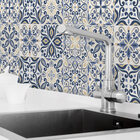 Adesivo de Azulejo para Cozinha Azul Real 20x20 cm 24un
