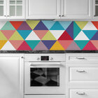 Adesivo de Azulejo Triângulos Coloridos 10x10 cm com 50un