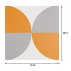 Adesivo de Azulejo Urban Colorido 20x20cm