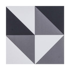 Adesivo de Azulejo Urban Preto 20x20cm