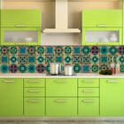 Adesivo de Azulejo Verde Cantanhede 15x15 cm com 36 un