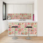 Adesivo de Azulejo Vintage Candy 10x10 100un